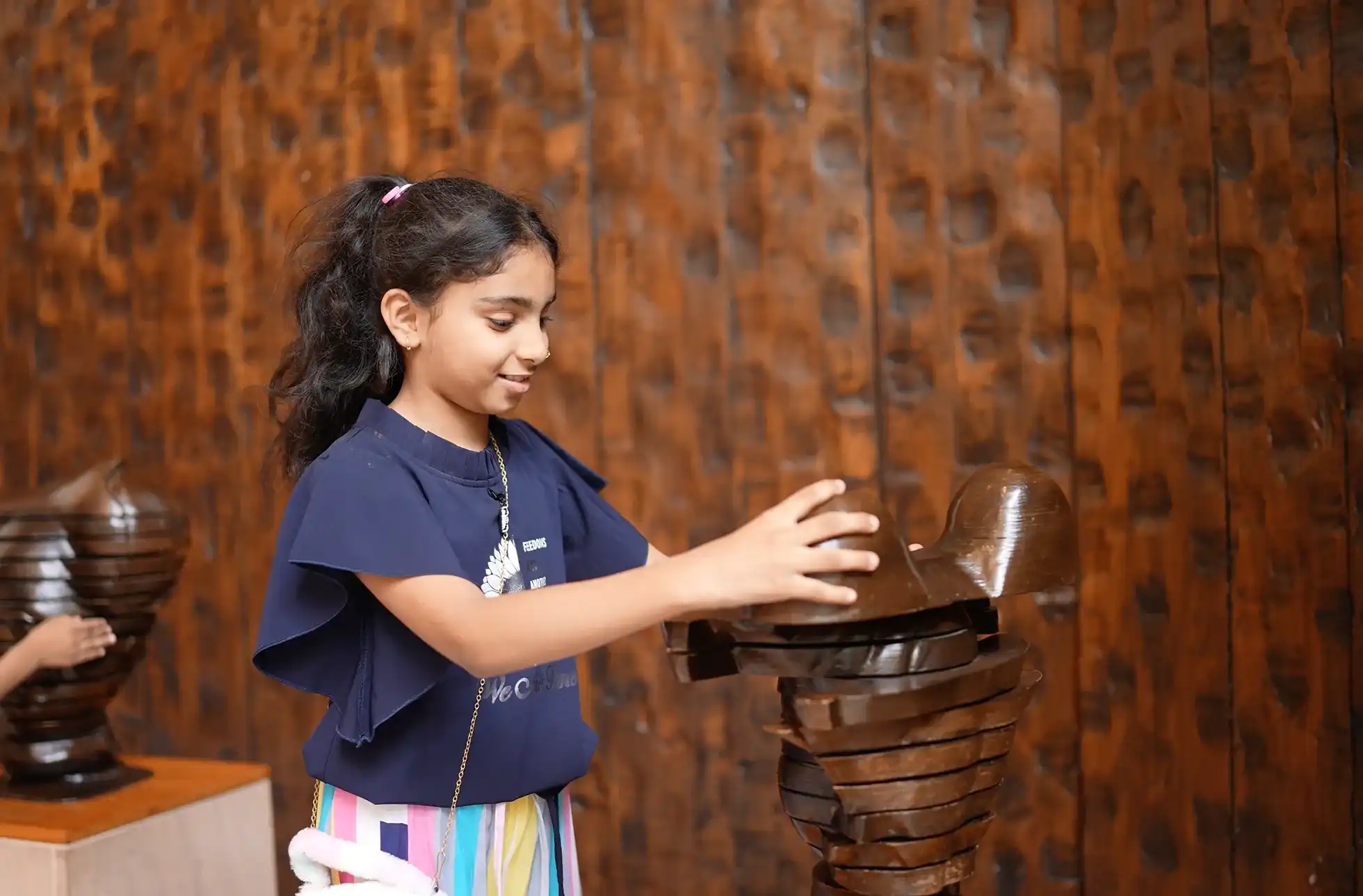 Replicas of sculptures, made into puzzles