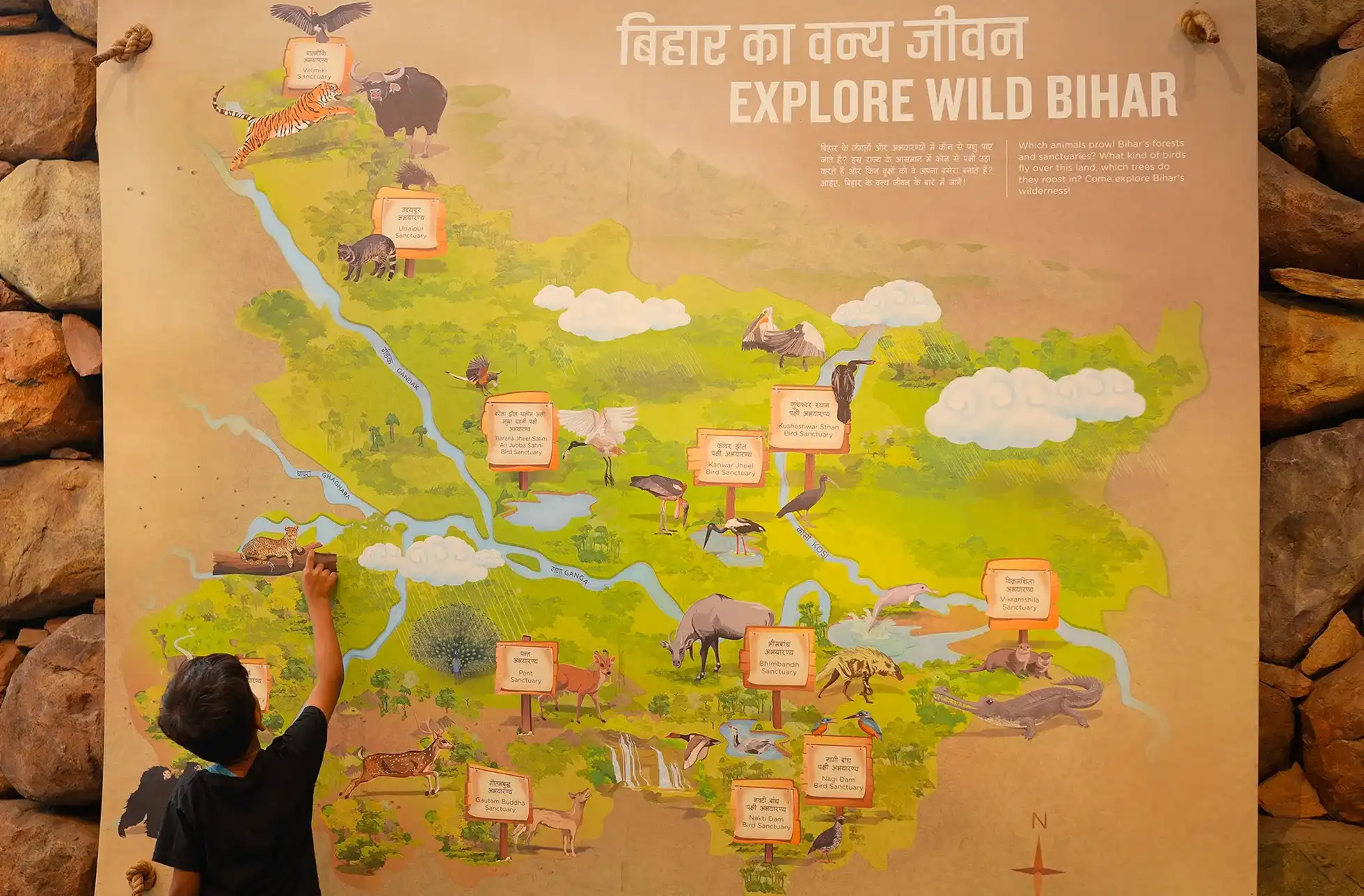 A map of Bihar’s wildlife
